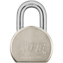 Ace 2-3/16 in. H X 2-1/2 in. W X 1-1/8 inch in. L Steel Double Locking Padlock 1 pk