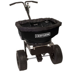 Craftsman Push Spreader For Ice Melt 80 lb