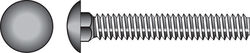 Hillman 1/2 in. P X 9 in. L Zinc-Plated Steel Carriage Bolt 25 pk