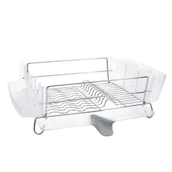 OXO Good Grips 20.1 in. L X 17 in. W X 5.6 in. H Silver Stainless Steel Dish Rack