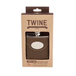 Twine 6 oz Multicolored Stainless Steel Flask