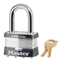 Master Lock 2 in. W Steel 4-Pin Tumbler Padlock 1 pk Keyed Alike