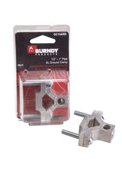 Burndy 1 in. Aluminum Alloy Dual Rated Ground Clamp 1 pk