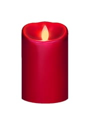 Iflicker Red Candle 5 in. H