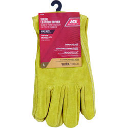 Ace L Suede Cowhide Driver Saddletan Gloves