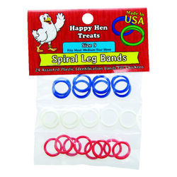 Happy Hen Plastic Spiral Leg Bands
