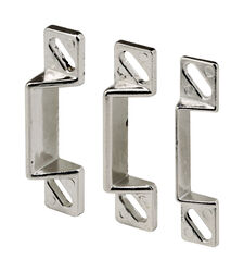 Prime-Line Zinc-Plated Silver Steel Door Strike 1 pk