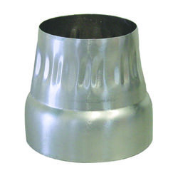 Deflect-O 4 in. D Silver Aluminum Increaser/Reducer