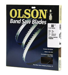 Olson 80 in. L X 1/8 in. W X 0.025 in. thick T Carbon Steel Band Saw Blade 14 TPI Regular teeth