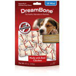 DreamBone Chicken Chews For Dog 9 2-1/2 in. 16 pk