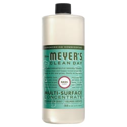 Mrs. Meyer's Basil Scent Concentrated Organic Multi-Surface Cleaner, Protector and Deodorizer Liquid