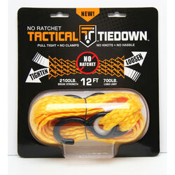 Tactical Tiedown 12 ft. L Yellow Tie Down 700 lb