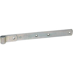 National Hardware 18 in. L Zinc-Plated Silver Steel Hinge Strap 1 pk