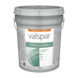 Valspar Professional Semi-Gloss Basic White Paint Exterior 5 gal