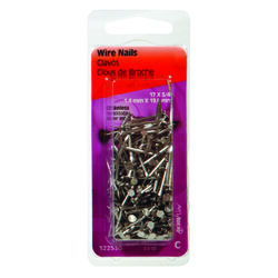 Hillman 17 Ga. G X 3/4 in. L Stainless Steel Wire Nails 1 pk 2 oz