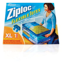 Ziploc Flexible 10.9 in. H X 16 in. W X 13 in. D Storage Tote