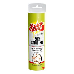 Scotch-Brite Plastic Lint Roller Refill 8 in. W