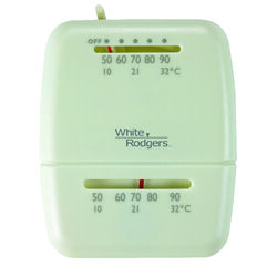 White Rodgers Heating and Cooling Lever Mechanical Thermostat