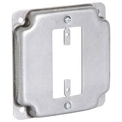 Raco Square Steel 1 gang Box Cover For 1 GFCI Receptacle