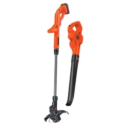 Black and Decker 10 in. 20 V Battery String Trimmer/Sweeper Kit (Battery & Charger)