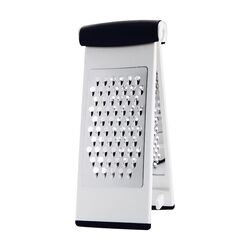 OXO Good Grips 3-1/2 in. W X 9 in. L Silver/White/Black Stainless Steel Grater
