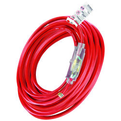 Ace Outdoor 100 ft. L Red Extension Cord 14/3 SJTOW