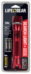 Life Gear 250 lm Red LED Search Light AAA Battery