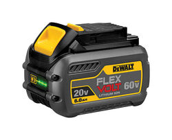 DeWalt FLEXVOLT 60 V 6 Ah Lithium-Ion Battery Pack 1 pc