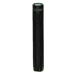 Maglite Solitaire 2 lm Black Incandescent Flashlight With Key Ring AAA Battery