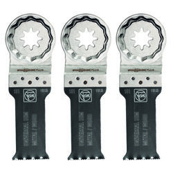 Fein StarlockPlus Multimaster 1-1/8 in. S X 1-1/8 in. L Bi-Metal E-Cut Universal Saw Blade 3 pk