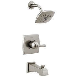 Delta Monitor Flynn 1-Handle Stainless Steel Tub and Shower Faucet