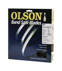 Olson 80 in. L X 0.4 in. W X 0.02 in. thick T Carbon Steel Band Saw Blade 4 TPI Skip teeth 1 pk