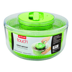 Good Cook Touch Green/Clear Plastic Salad Spinner