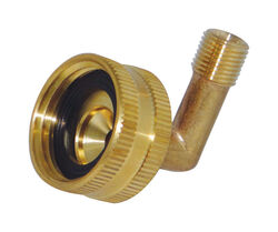 JMF Brass 3/8 in. D X 3/4 in. D Hose Elbow 1 pk