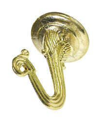 OOK Brass-Plated Steel Swag Hook 1 pk