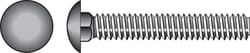 HILLMAN 1/4 in. P X 4-1/2 in. L Zinc-Plated Steel Carriage Bolt 100 pk
