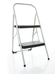 Cosco 34.646 in. H X 17.323 in. W 200 lb. cap. 2 step Steel Two Step Big Step Stool