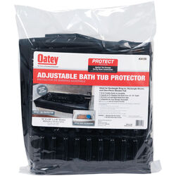Oatey 2 H X 15 W X 15 L Black Adjustable Bathtub Protector