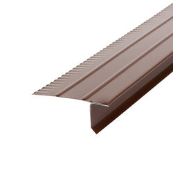 Amerimax 2.43 in. W X 10 ft. L Aluminum Overhanging Roof Drip Edge Brown