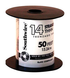 Southwire 50 ft. 14/1 Stranded THHN Building Wire