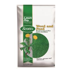 Scotts 26-0-3 Weed & Feed Lawn Fertilizer For All Grasses 5000 sq ft 14.63 cu in