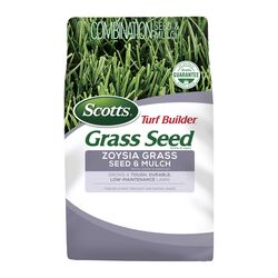 Scotts Turf Builder Zoysia Grass Sun/Partial Shade Grass Seed and Mulch 5 lb