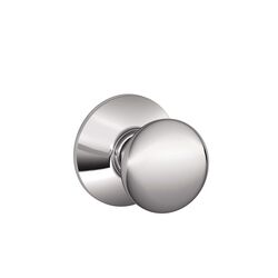Schlage Plymouth Bright Chrome Brass Passage Door Knob 2 Grade Right or Left Handed
