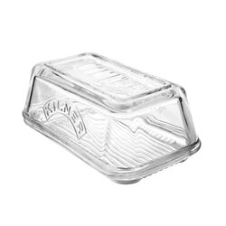 Kilner 3.93 in. W X 6.69 in. L Clear Glass Butter Dish