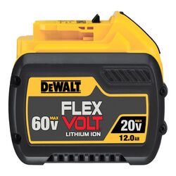 DeWalt FLEXVOLT DCB612 20/60 V 12 Ah Lithium-Ion High Capacity Battery Pack 1 pc