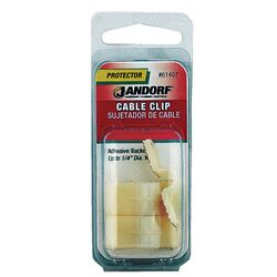 Jandorf 1/4 in. D X 1.38 in. L Natural Nylon Cable Clip