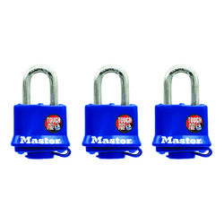 Master Lock 1-5/16 - 1-11/16 in. H X 1 in. W X 1-1/2 in. L Vinyl Covered Steel Double Locking