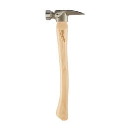 Milwaukee 19 oz Milled Face Framing Hammer Hickory Handle