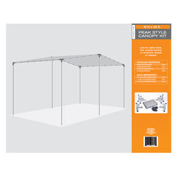 AHC 10 ft. W X 20 ft. L Heavy Duty Polyethylene Canopy Tarp Silver