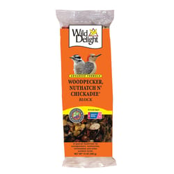 Wild Delight Woodpecker, Nuthatch & Chickadee Sunflower Seeds Bird Food Block 13 oz